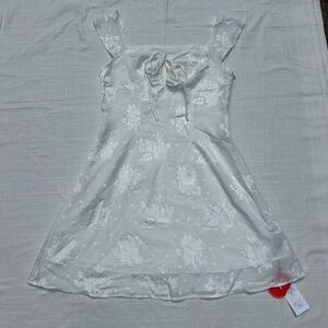 Cider White Floral Jacquard Mini Dress, NEVER WORN NWT, Medium